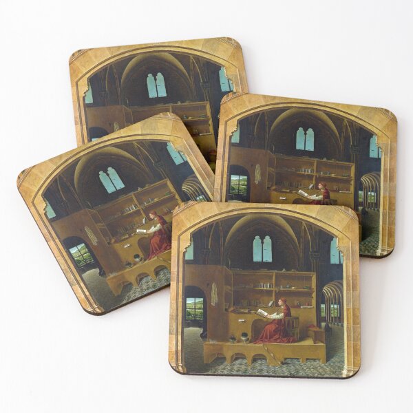 Item preview, St Jerome in his Study by Antonello da Messina (1474) designed and sold by allhistory.