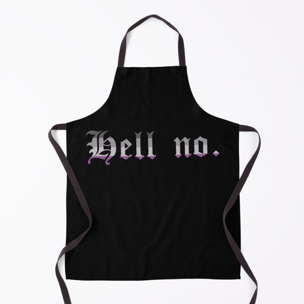 Item preview, Hell No Sarcastic Ace Pride Design designed and sold by TheLykosApparel.