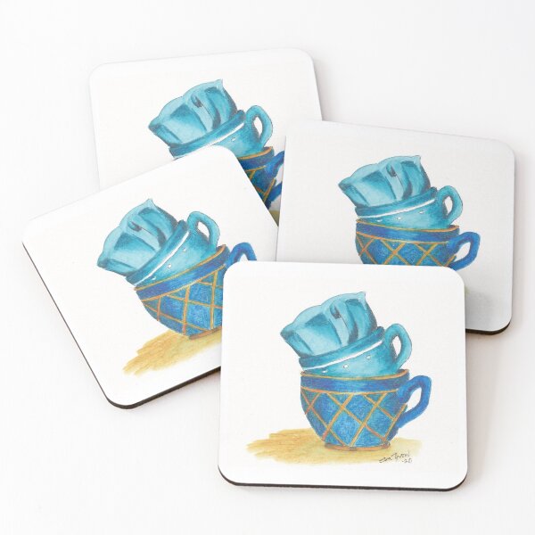 Item preview, Blue cups designed and sold by evaason.