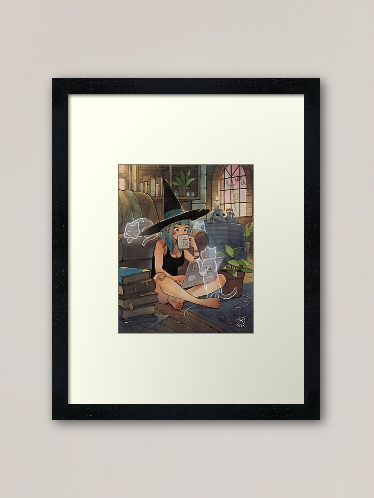 Alternate view of Morning Coffee Framed Art Print