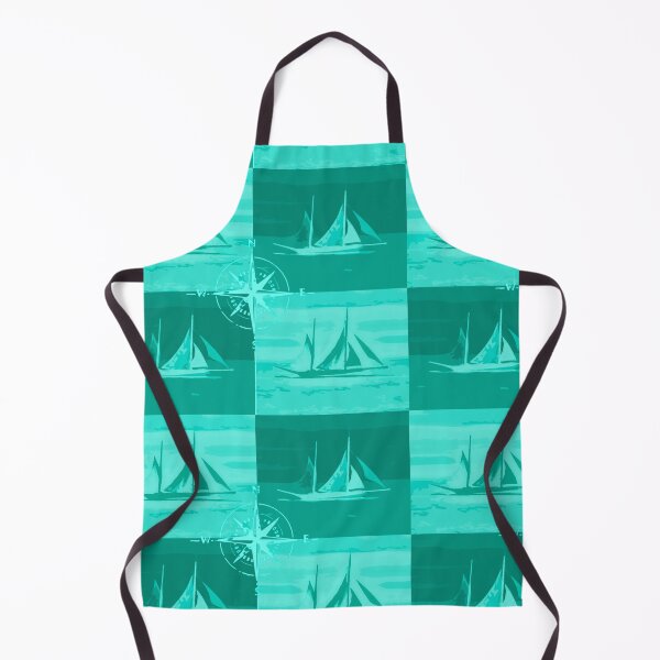 Item preview, Go With The Wind Green Teal Yacht Sailing Compass designed and sold by SpiritGifts.