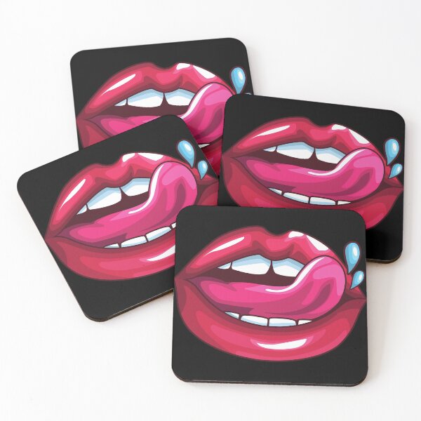 Item preview, labios lamiendo sexy designed and sold by KinkShoppe.