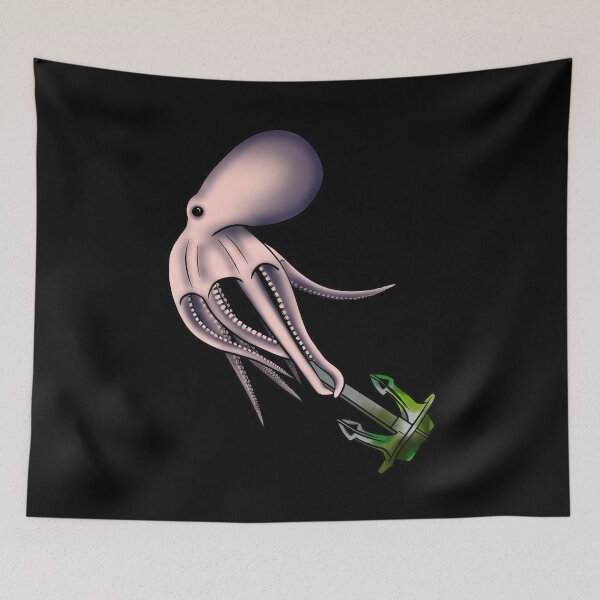 Artikelvorschau, Octopus with Anchor entworfen und verkauft von AuraWalker1.