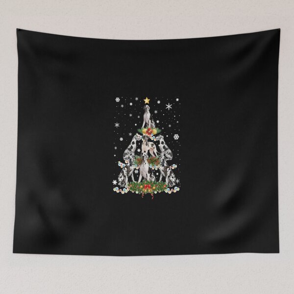 Item preview, Great-Dane-Christmas-Dog-Tree-Lights-Pajamas-Funny-Dogs designed and sold by JohnCenass.