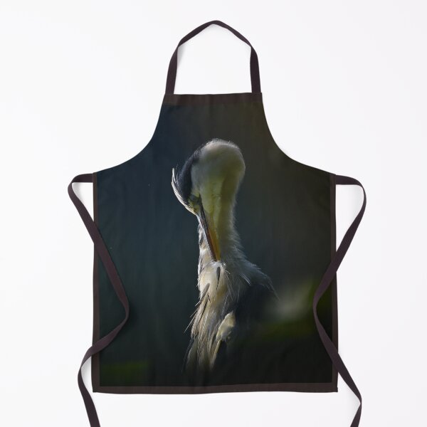Item preview, Preening heron through the foliage designed and sold by ClaireChown.