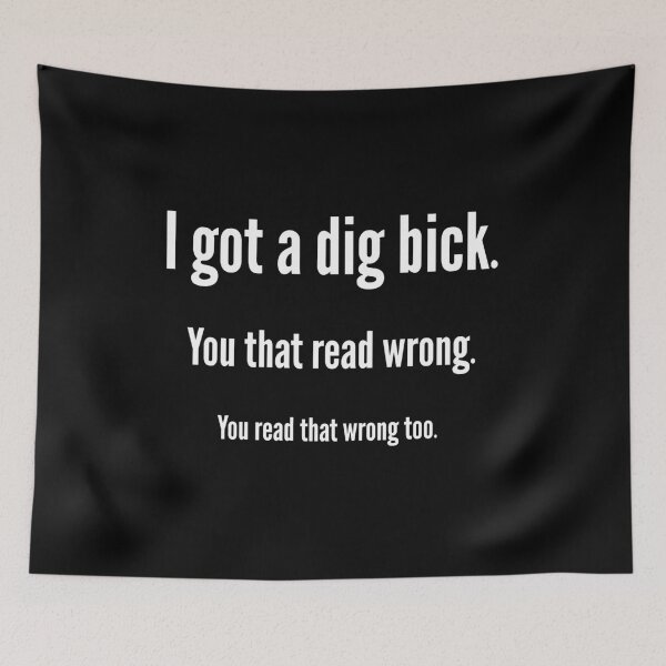 Item preview, Riddles and Answers - I Got A Dig Bick designed and sold by RomeoSketches.