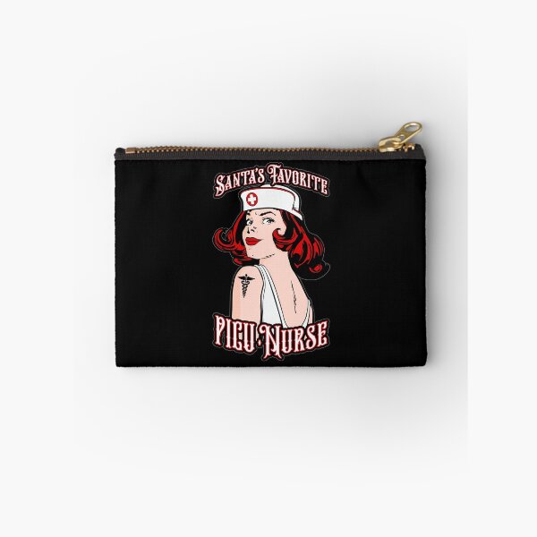 Item preview, Santas Favorite PICU Nurse Christmas Vintage Pop Art Girl designed and sold by GrandeDuc.