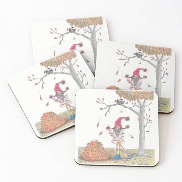 Item preview, Gnome with leaves designed and sold by evaason.