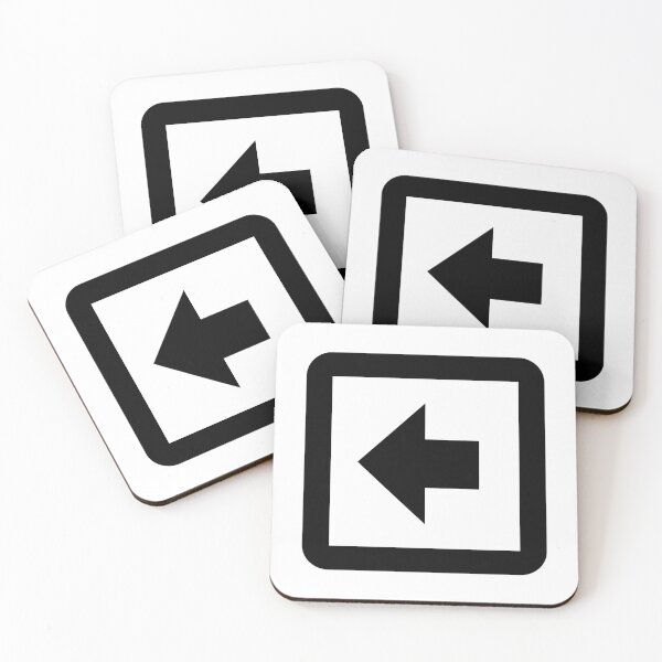 Item preview, MDI Arrow-Left-Bold-Box-Outline designed and sold by GnarlyFurtardo.