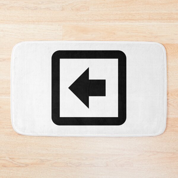 Item preview, MDI Arrow-Left-Bold-Box-Outline designed and sold by GnarlyFurtardo.
