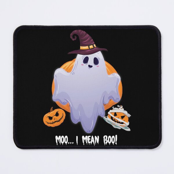 Item preview, funny halloween t-shirt moo i mean boo designed and sold by JustBeReale.