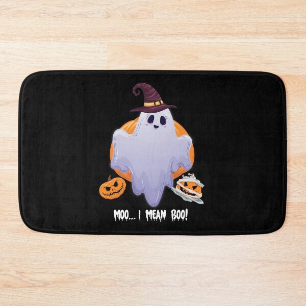 Aperçu de l'œuvre t-shirt d'halloween drôle moo je veux dire boo créée et vendue par JustBeReale.