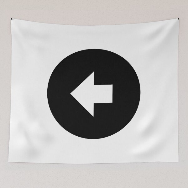 Item preview, MDI Arrow-Left-Bold-Circle designed and sold by GnarlyFurtardo.