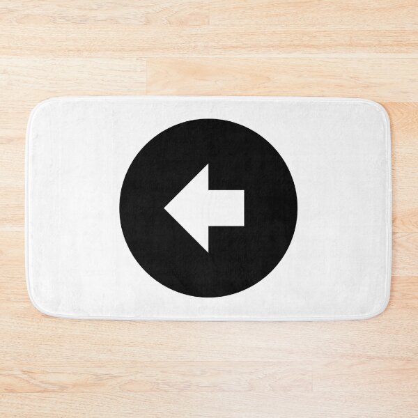 Item preview, MDI Arrow-Left-Bold-Circle designed and sold by GnarlyFurtardo.