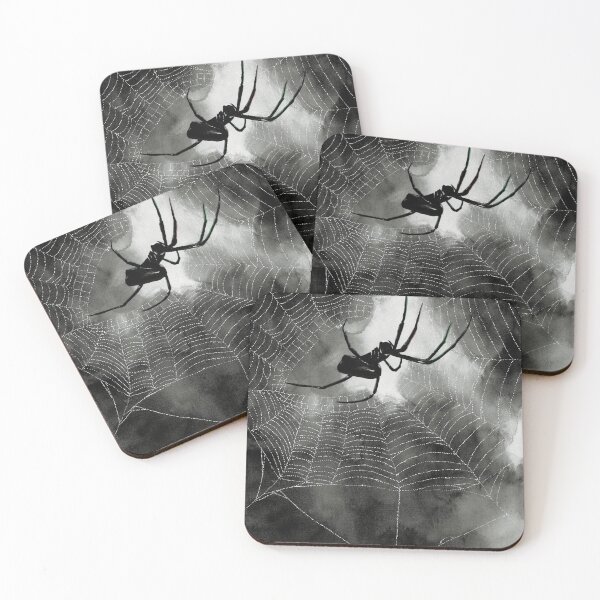 Item preview, Spider in spider web designed and sold by TwoFullMoonsArt.