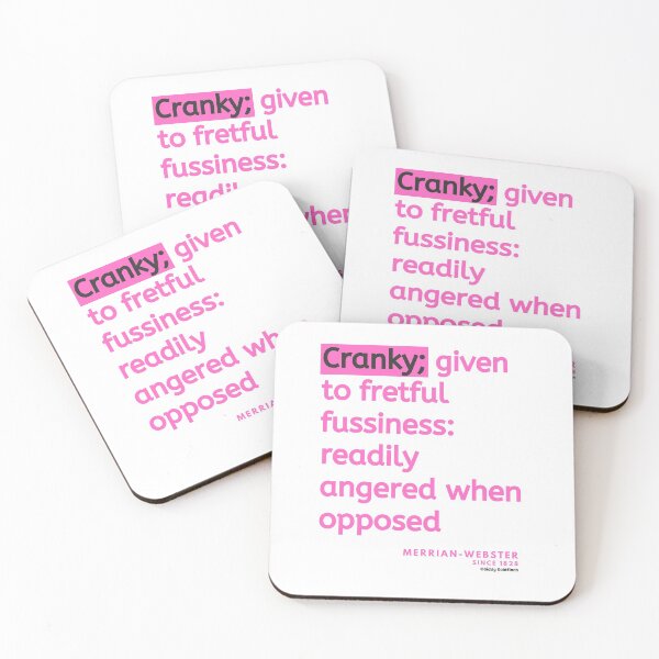 Item preview, Definition of Cranky designed and sold by giddygoldfinch.