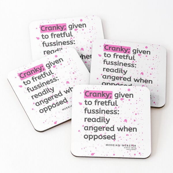 Item preview, Definition of Cranky designed and sold by giddygoldfinch.
