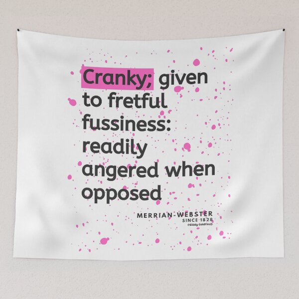 Item preview, Definition of Cranky designed and sold by giddygoldfinch.