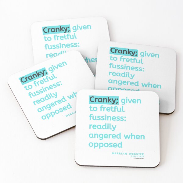 Item preview, Definition of Cranky designed and sold by giddygoldfinch.