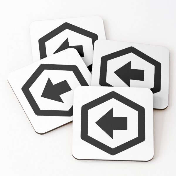 Item preview, MDI Arrow-Left-Bold-Hexagon-Outline designed and sold by GnarlyFurtardo.