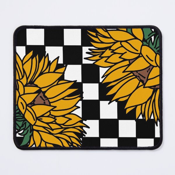 Item preview, Sunflower and checkers  designed and sold by TwoFullMoonsArt.