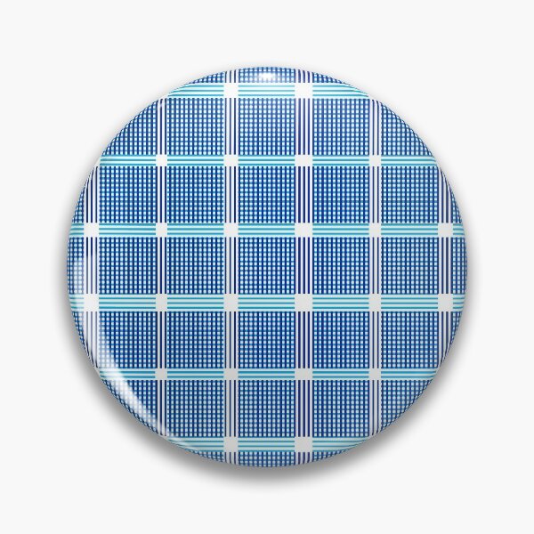 Item preview, Criss Cross Wide Line Pattern in Alternating Shades of Blue designed and sold by Neil Feigeles.