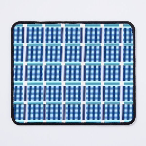 Item preview, Criss Cross Wide Line Pattern in Alternating Shades of Blue designed and sold by Neil Feigeles.