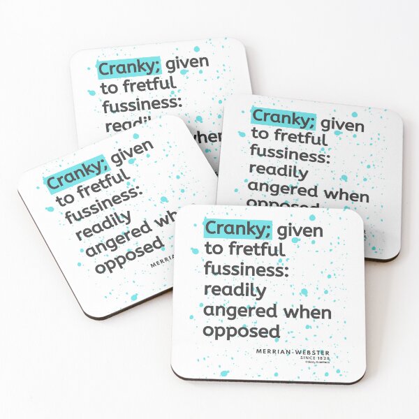 Item preview, Definition of Cranky designed and sold by giddygoldfinch.
