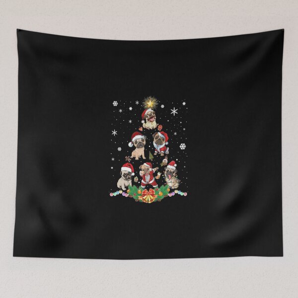 Item preview, Pug-Christmas-Tree-Dog-Santa-Merry-Pugmas-Xmas-Gifts-Boys designed and sold by JohnCenass.