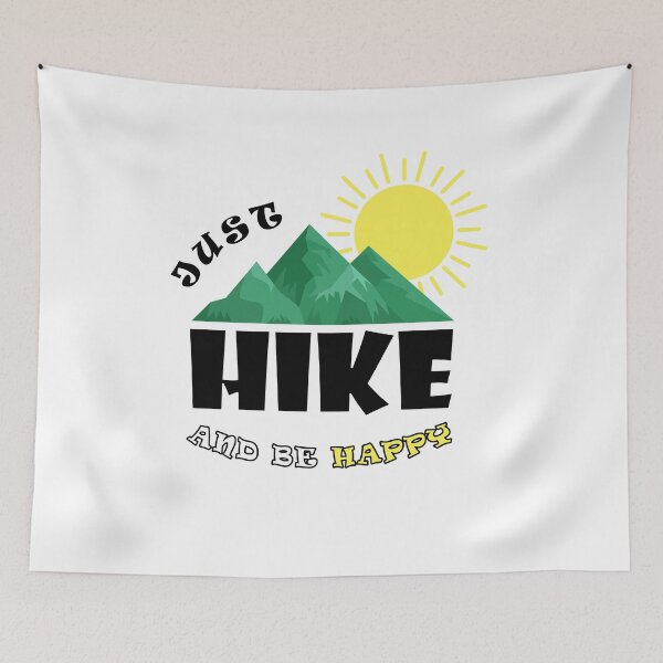 Item preview, Just hike and be happy designed and sold by Good-tees.