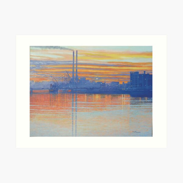POOLBEG POWER STATION DUBLIN Art Print