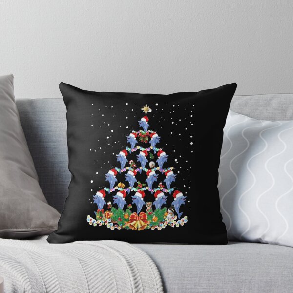 Item preview, Santa-Dolphin-Fish-Lover-Xmas-Gift-Dolphin-Christmas-Tree designed and sold by JohnCenass.