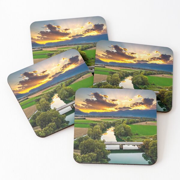 Item preview, Pineios river sunset designed and sold by Hercules Milas.