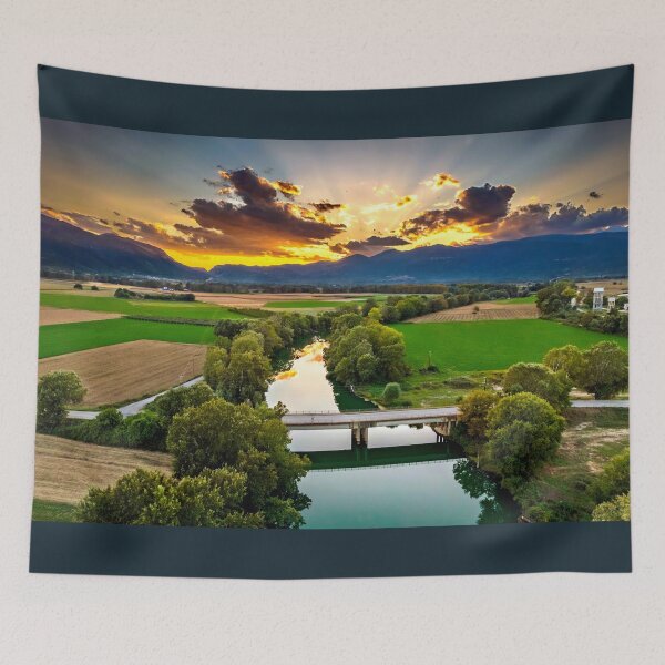 Item preview, Pineios river sunset designed and sold by Hercules Milas.