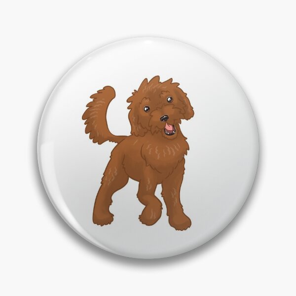 Item preview, Happy Red Doodle Dog designed and sold by showersnack.