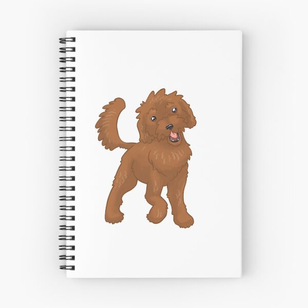 Item preview, Happy Red Doodle Dog designed and sold by showersnack.