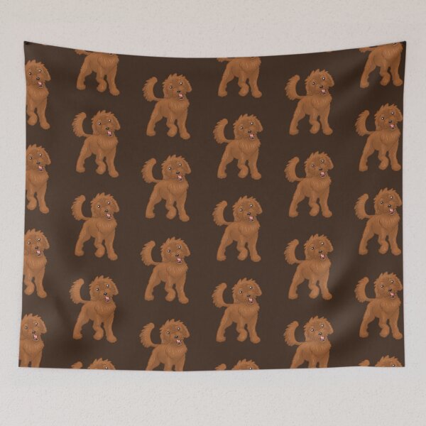Item preview, Happy Red Doodle Dog designed and sold by showersnack.