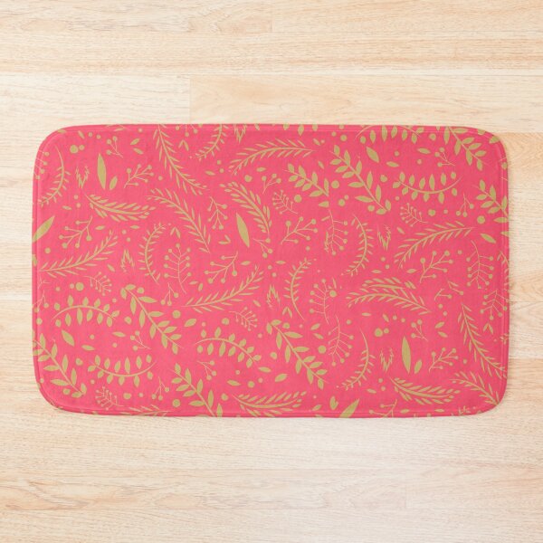 Item preview,  Leaves Abstract Pattern Yellow Mustard and Red designed and sold by AsinusAS.