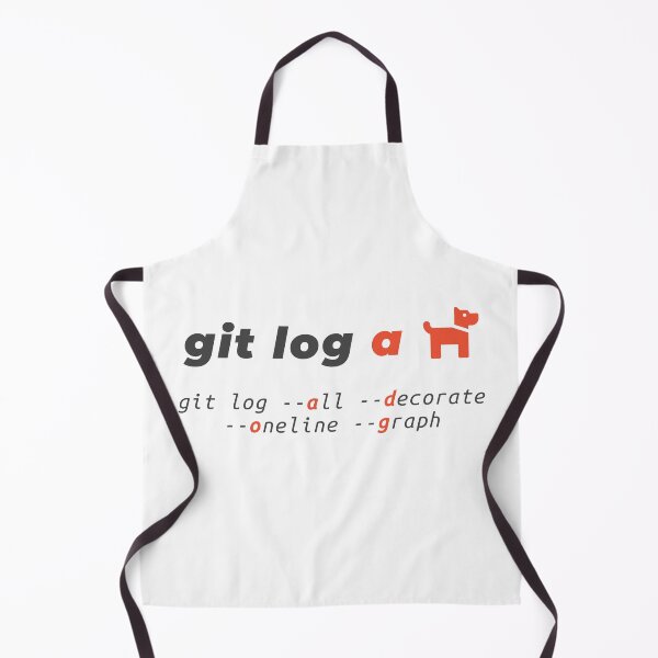 Item preview, Git - Beautiful Log - git log a dog command designed and sold by Mechashadow.