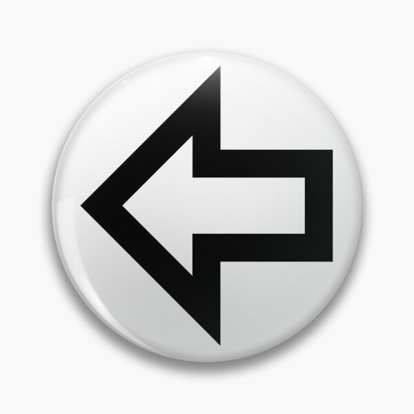 Item preview, MDI Arrow-Left-Bold-Outline designed and sold by GnarlyFurtardo.