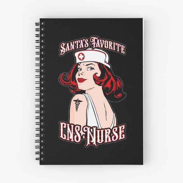 Item preview, Santas Favorite CNS Nurse Christmas Vintage Pop Art Girl designed and sold by GrandeDuc.