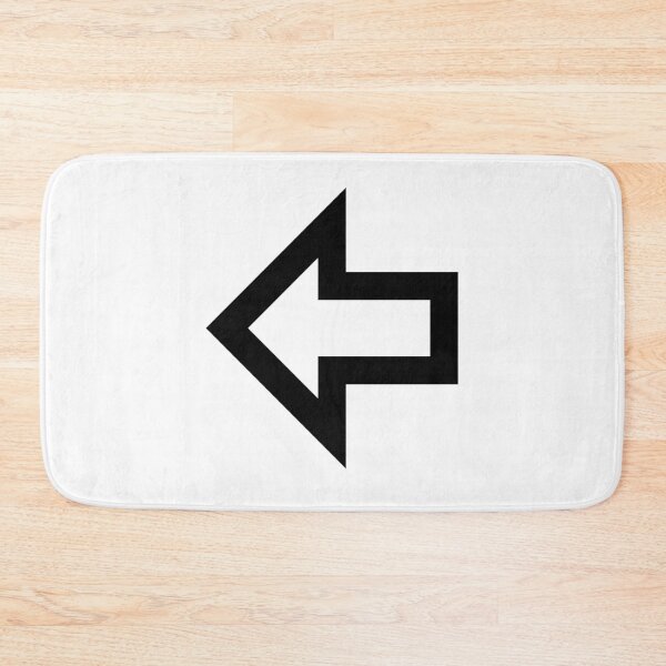 Item preview, MDI Arrow-Left-Bold-Outline designed and sold by GnarlyFurtardo.