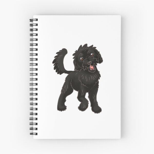 Item preview, Black Labradoodle Doodle Dog designed and sold by showersnack.