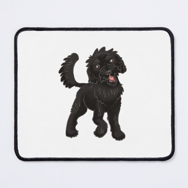 Item preview, Black Labradoodle Doodle Dog designed and sold by showersnack.