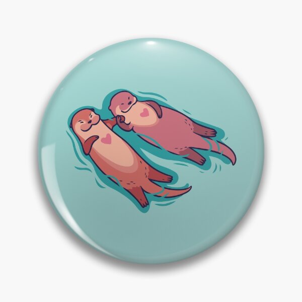 Item preview, Significant Otters - Otters Holding Hands designed and sold by HichamMissiame.