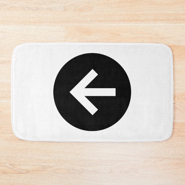Item preview, MDI Arrow-Left-Circle designed and sold by GnarlyFurtardo.