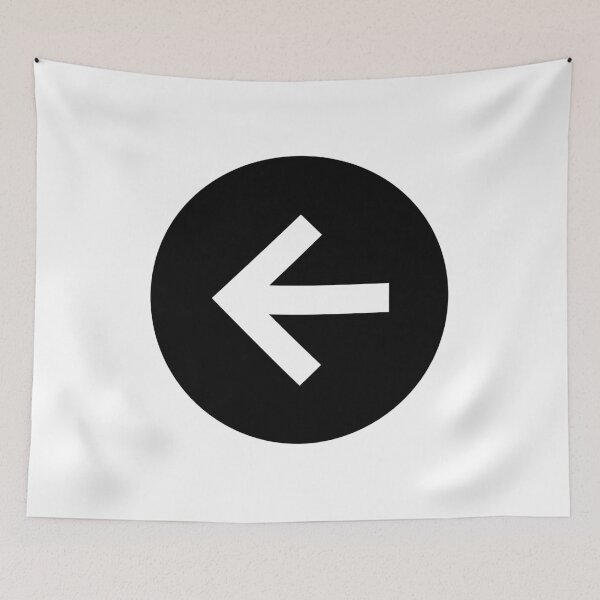 Item preview, MDI Arrow-Left-Circle designed and sold by GnarlyFurtardo.