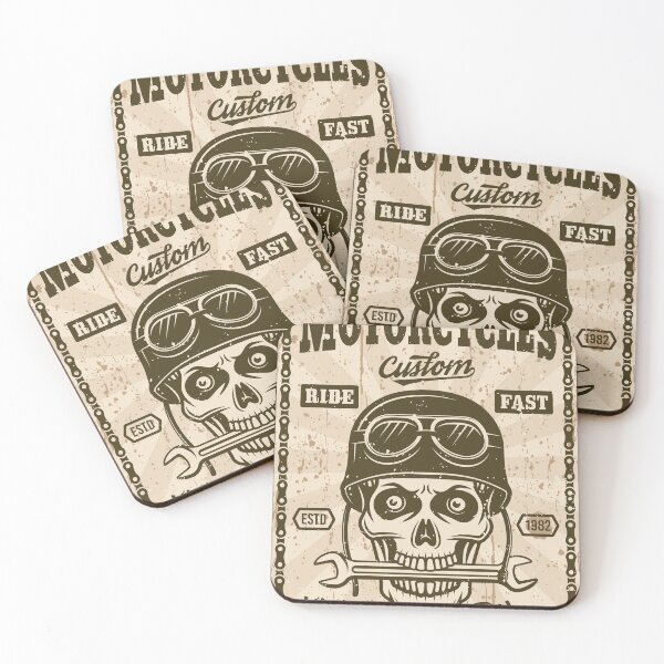 Item preview, Skull and motors designed and sold by Aredford23.
