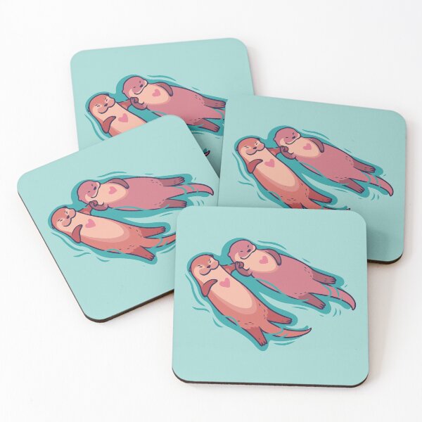 Item preview, Significant Otters - Otters Holding Hands designed and sold by HichamMissiame.