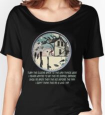 Coheed and Cambria- Eraser lyrics Design Women's Relaxed Fit T-Shirt